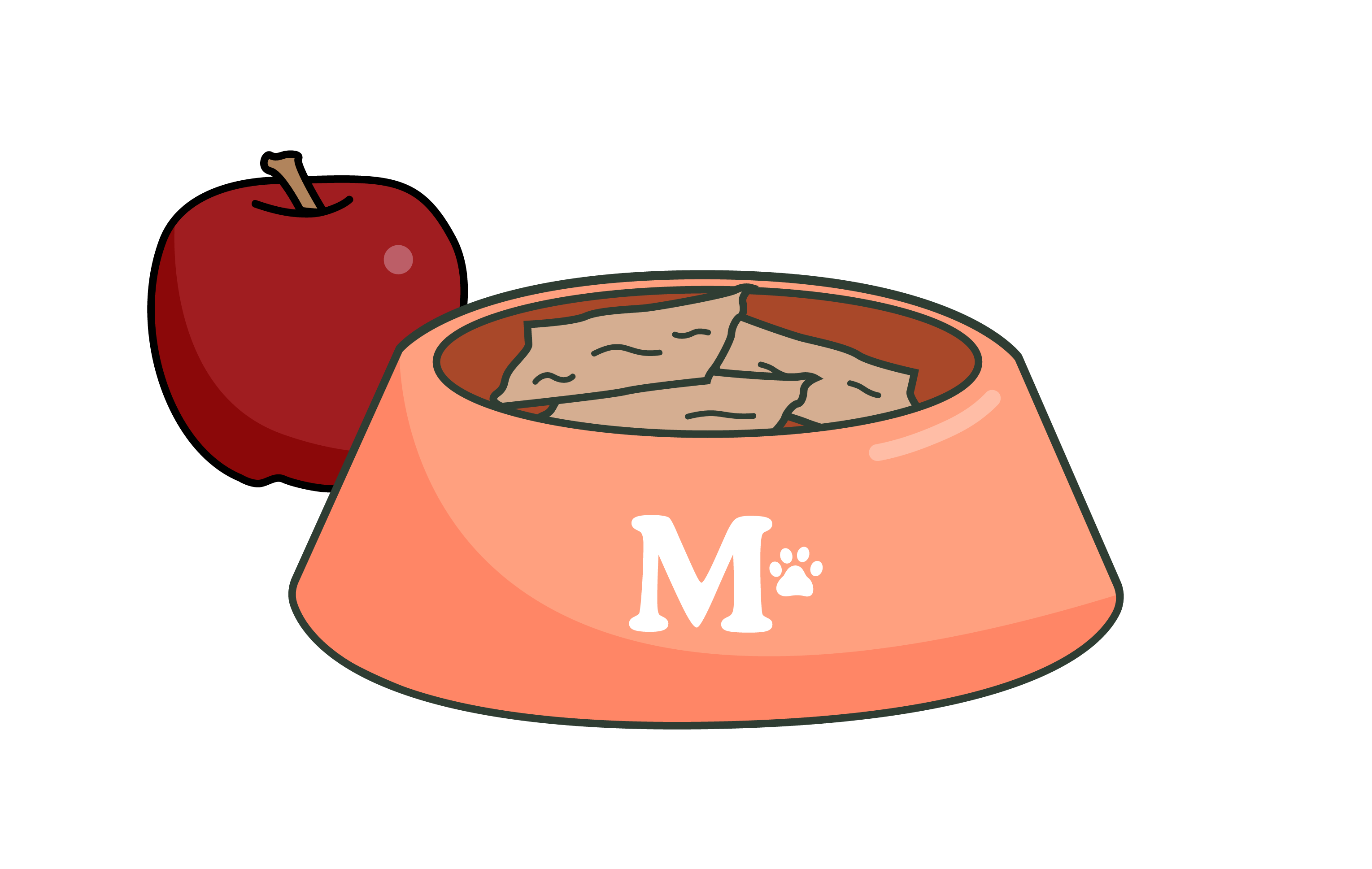 Monch recipes apple cinnamon dog treats Monch Bar